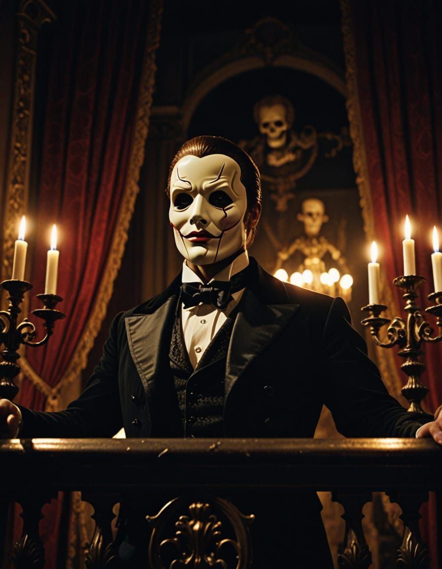Phantom of the Opera in Gothic Romanticism Style