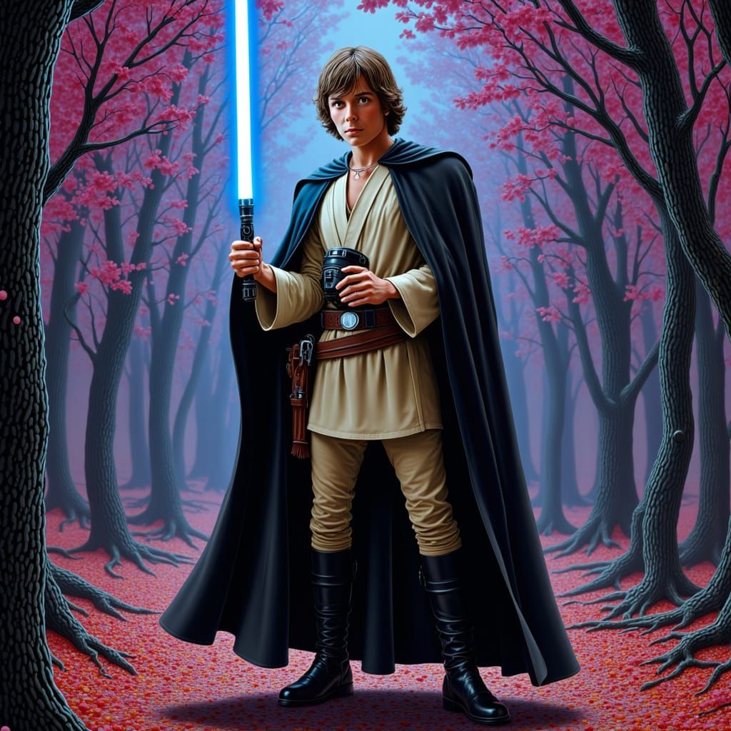 Luke Skywalker in Kusama Style
