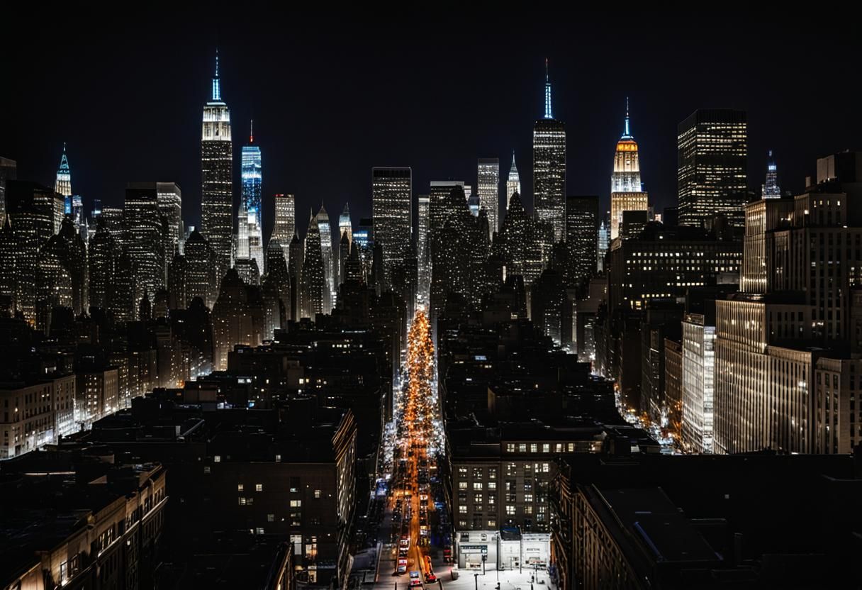 New York City Streets at Night