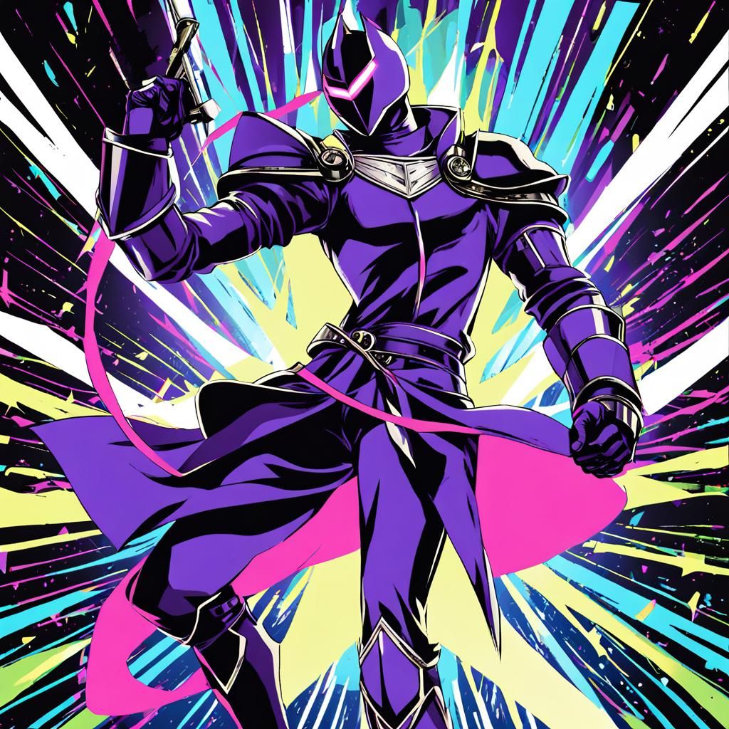 Knight Posing in Jojo Style