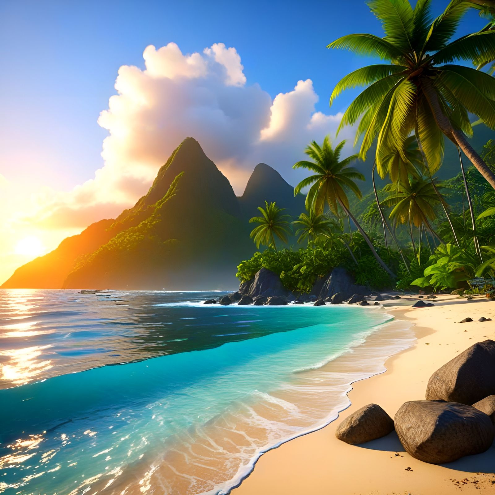 Vibrant Pacific Island Paradise Celebrates New Year