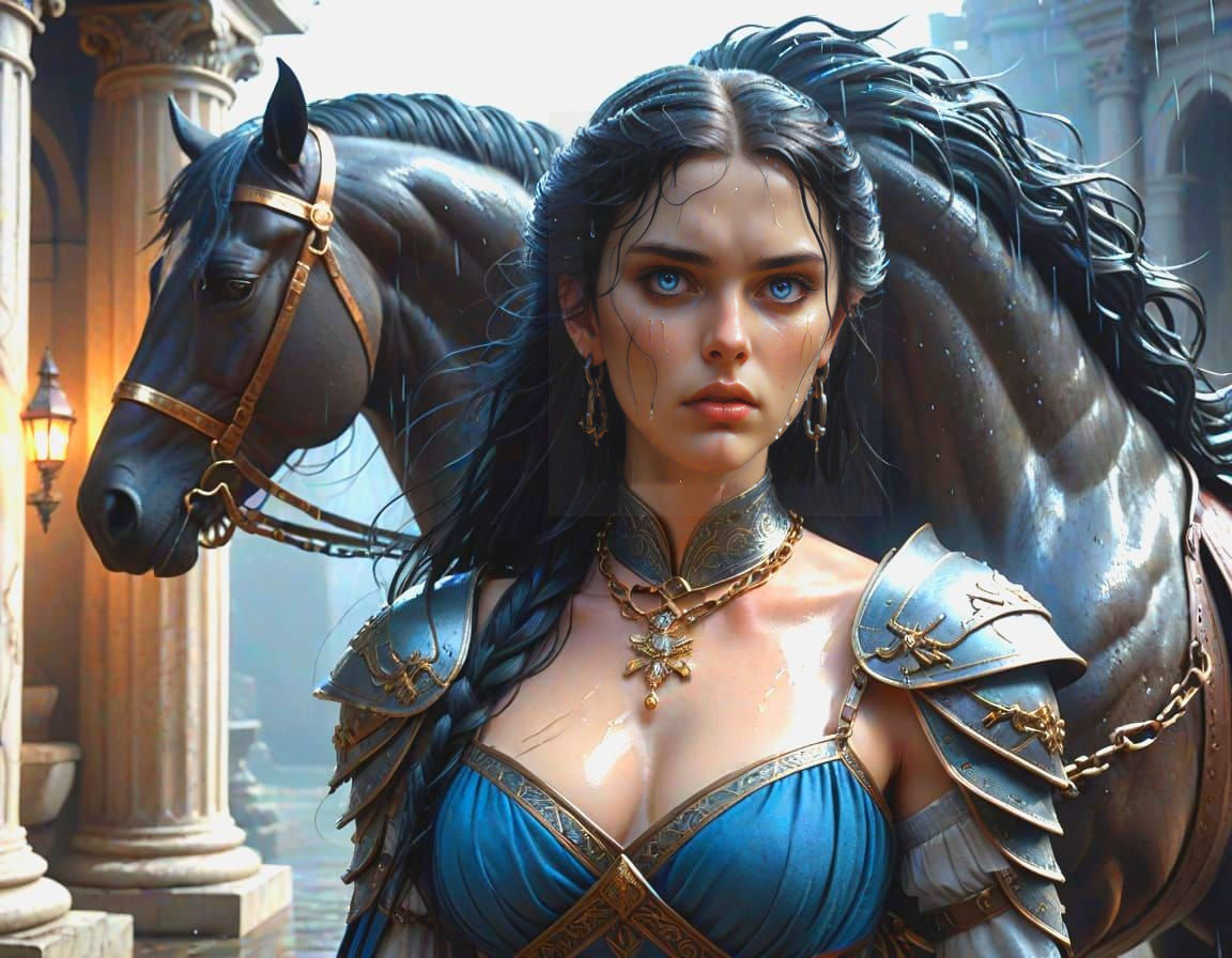 Surreal Bondage Scene in Sinister Aesthetic