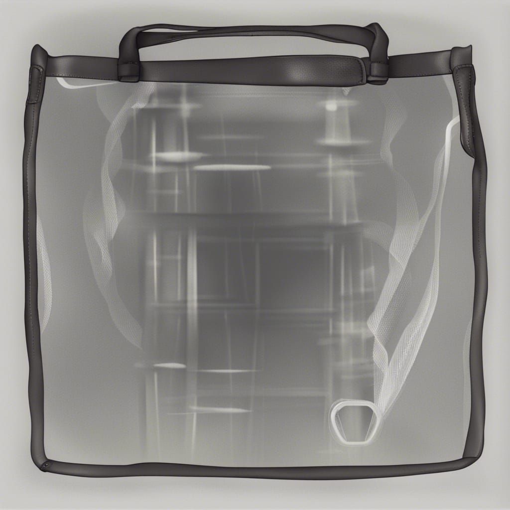 X-Ray View of a Bag in Airport Security
