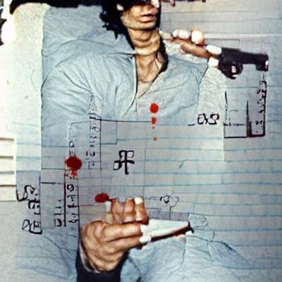 Richard Ramirez AI Generated Portrait