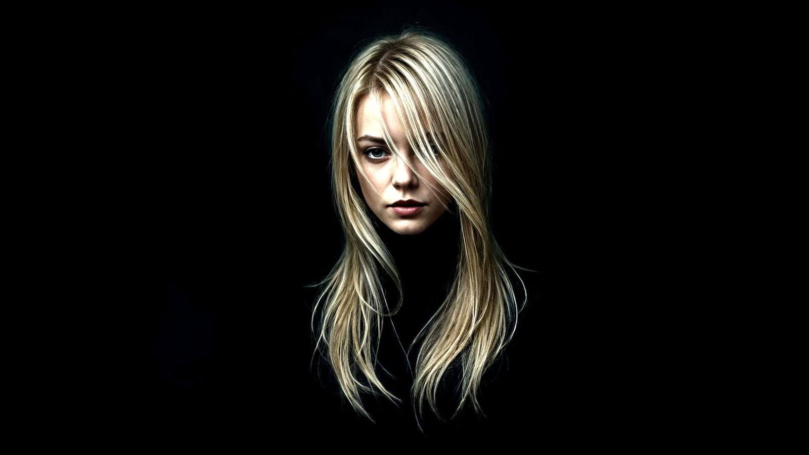 Mysterious Woman in Shadows: Dark Romantic Portrait