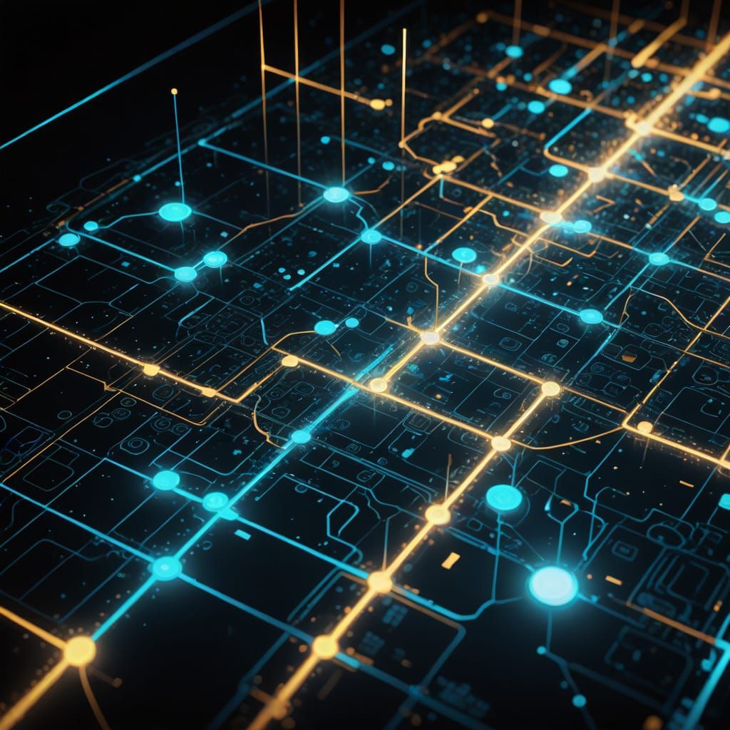 Abstract Digital Art: Equations in Luminous Space