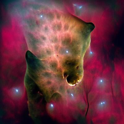 Hubble Image of Growling Bear Nebula
