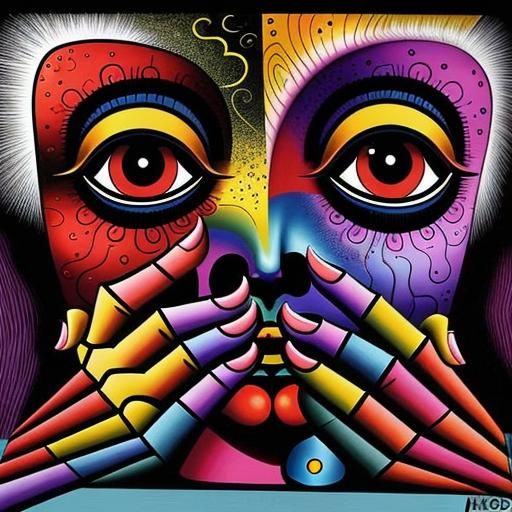 Surreal Hopelessness in Abstract Style