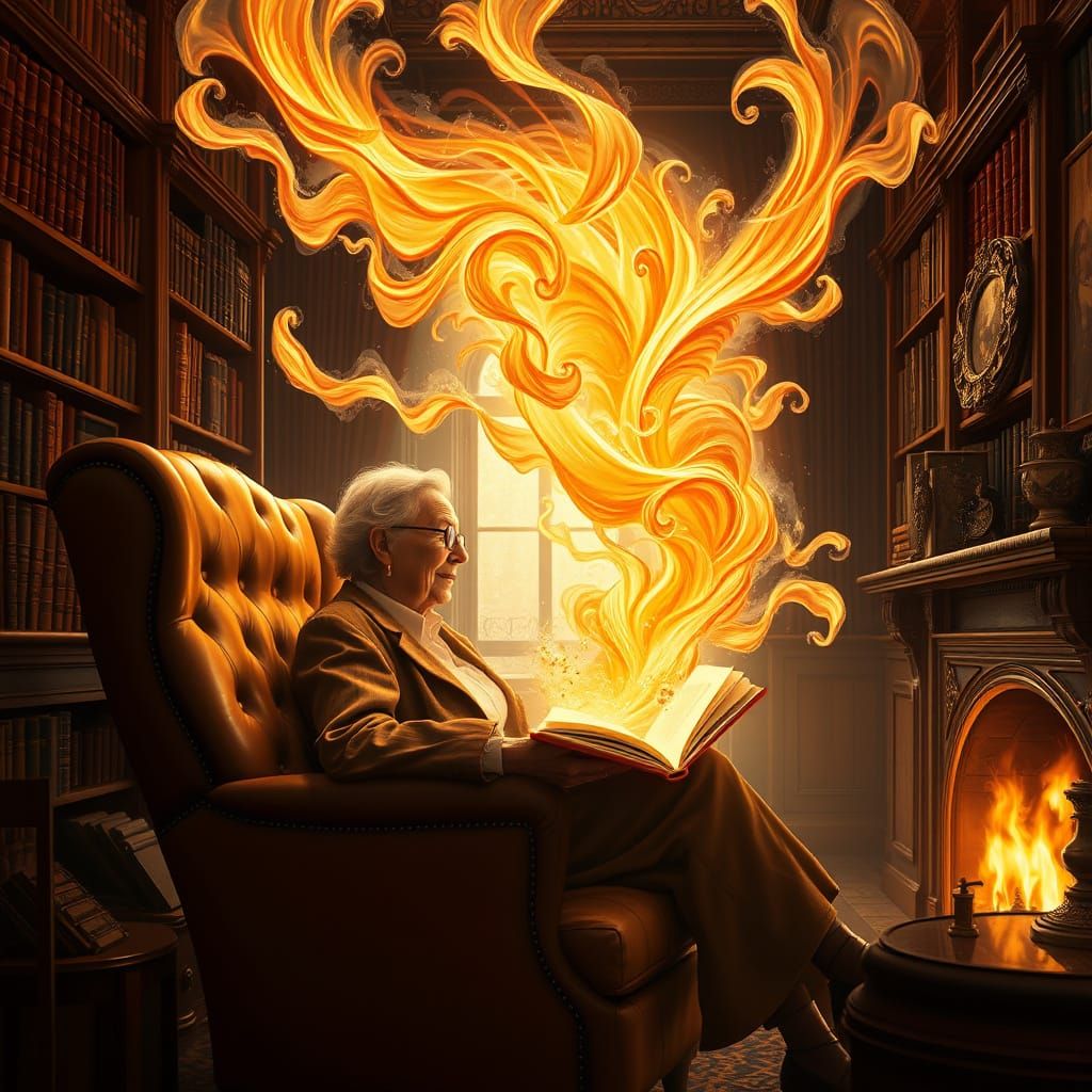 Golden Study of Whispers and Wonder