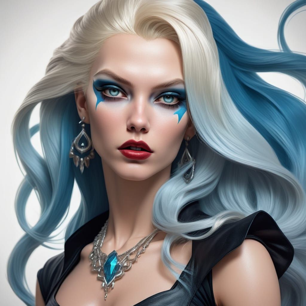 Eldritch Rockstar in Triadic Hues