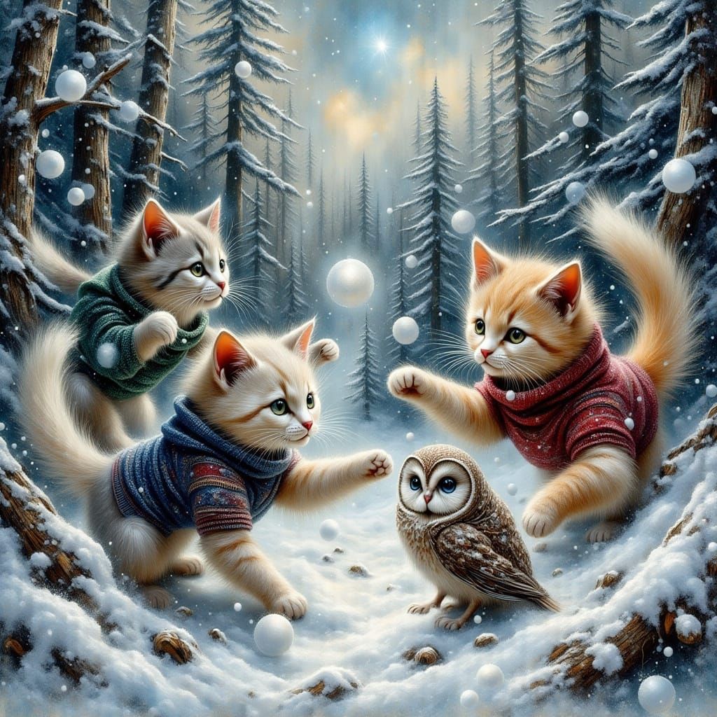 Snowball fight