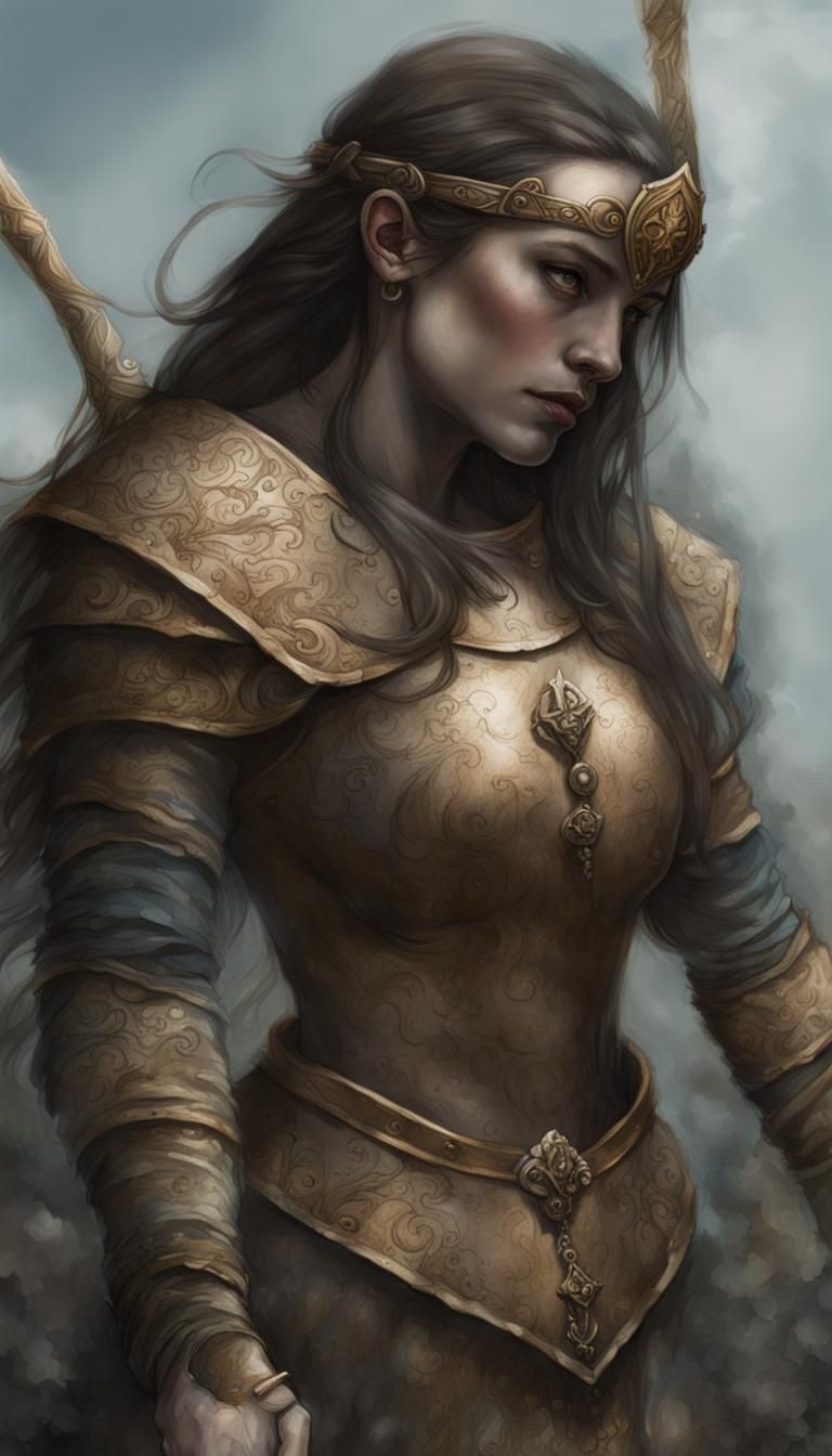 Brunhilde's Detailed Fantasy Realm: Sharp Focus, Rich Textur...