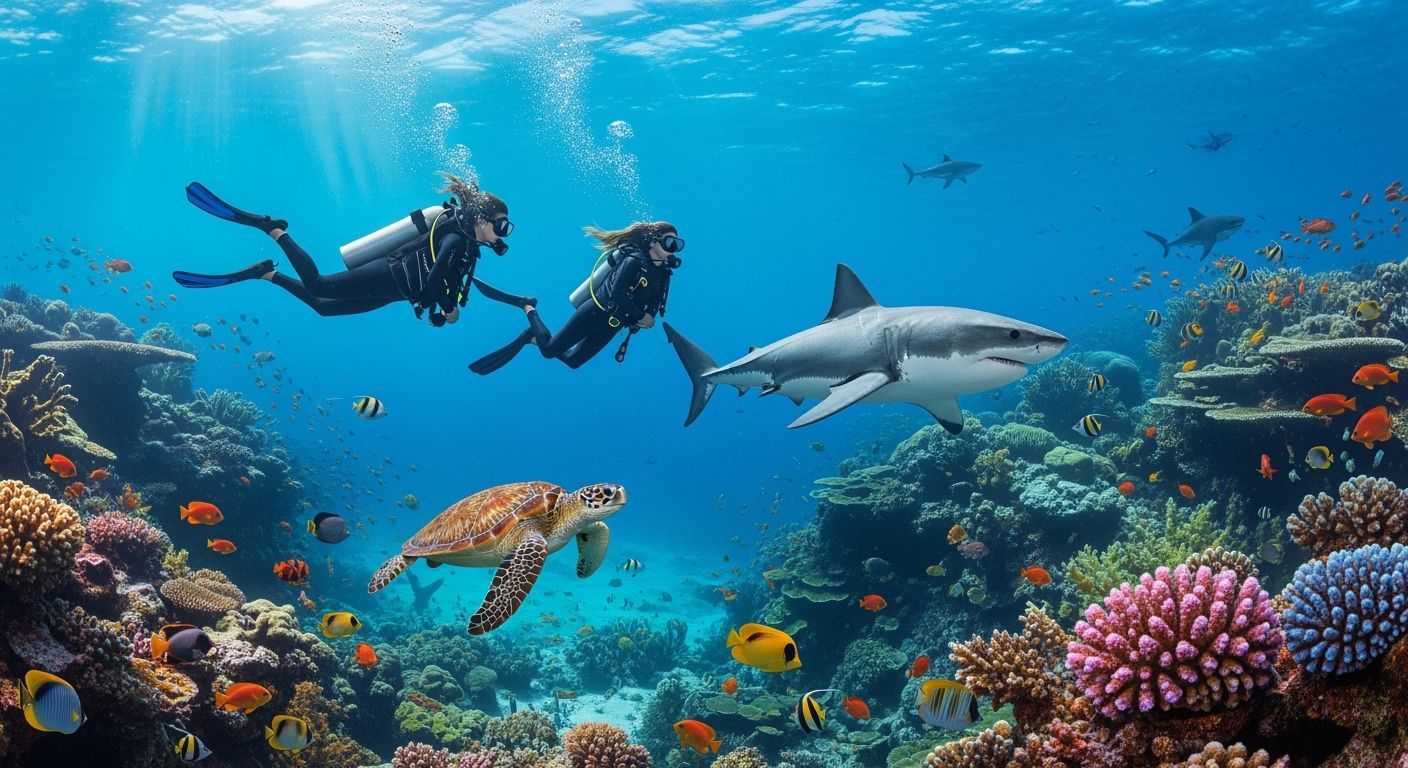 Cozumel Reef Exploration in Hyperrealism Style