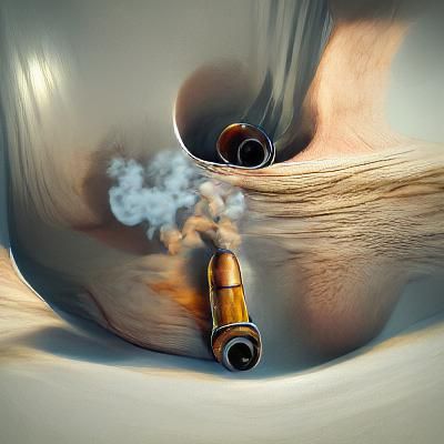 Down the barrel of a smoking gun