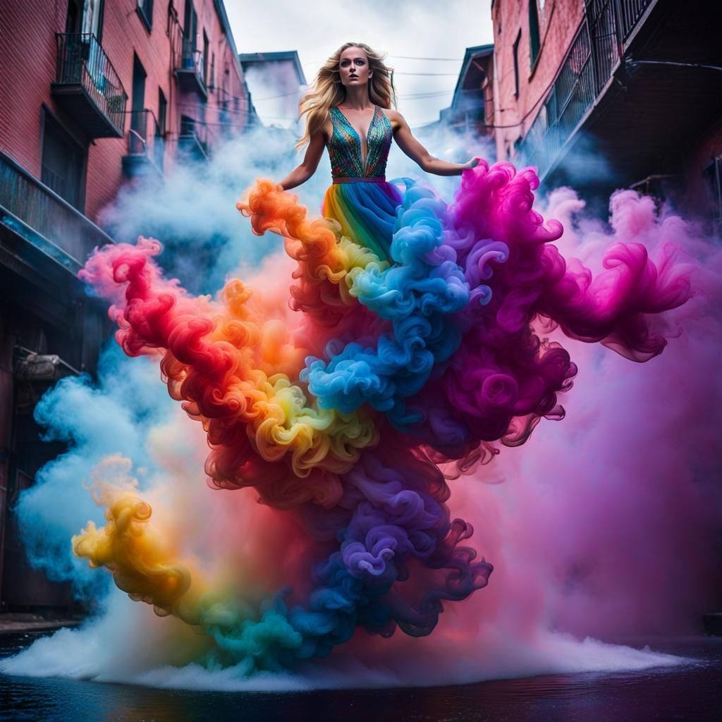 rainbow smoke