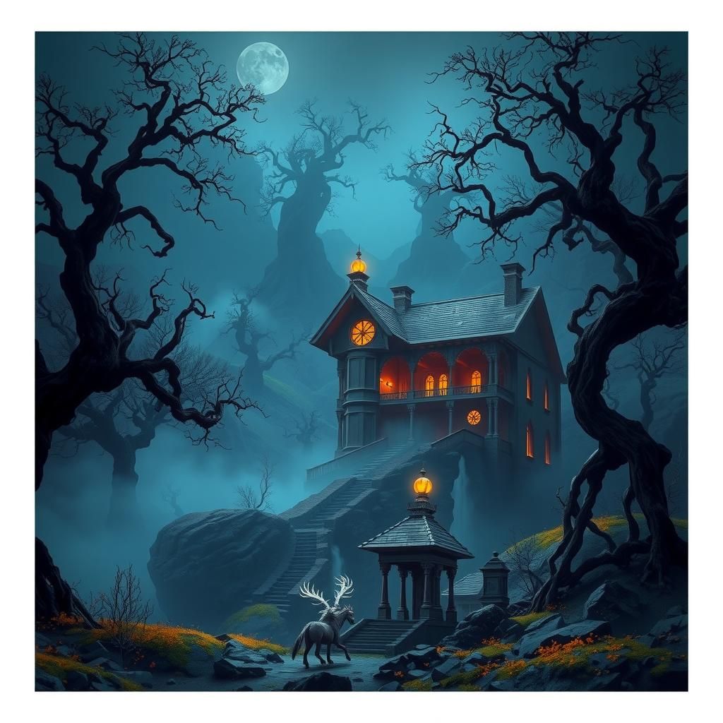 Mystical Armenian Haunted Mansion in Unreal Engine 5