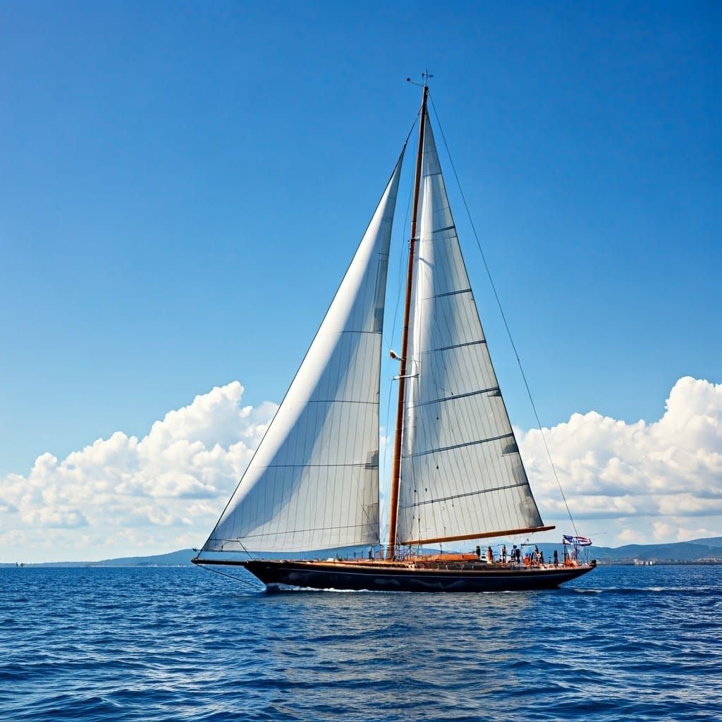 J Class Yacht Racing on America's Cup Waters