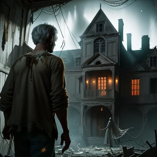 Inside, the house was even more unsettling. The air was thic...