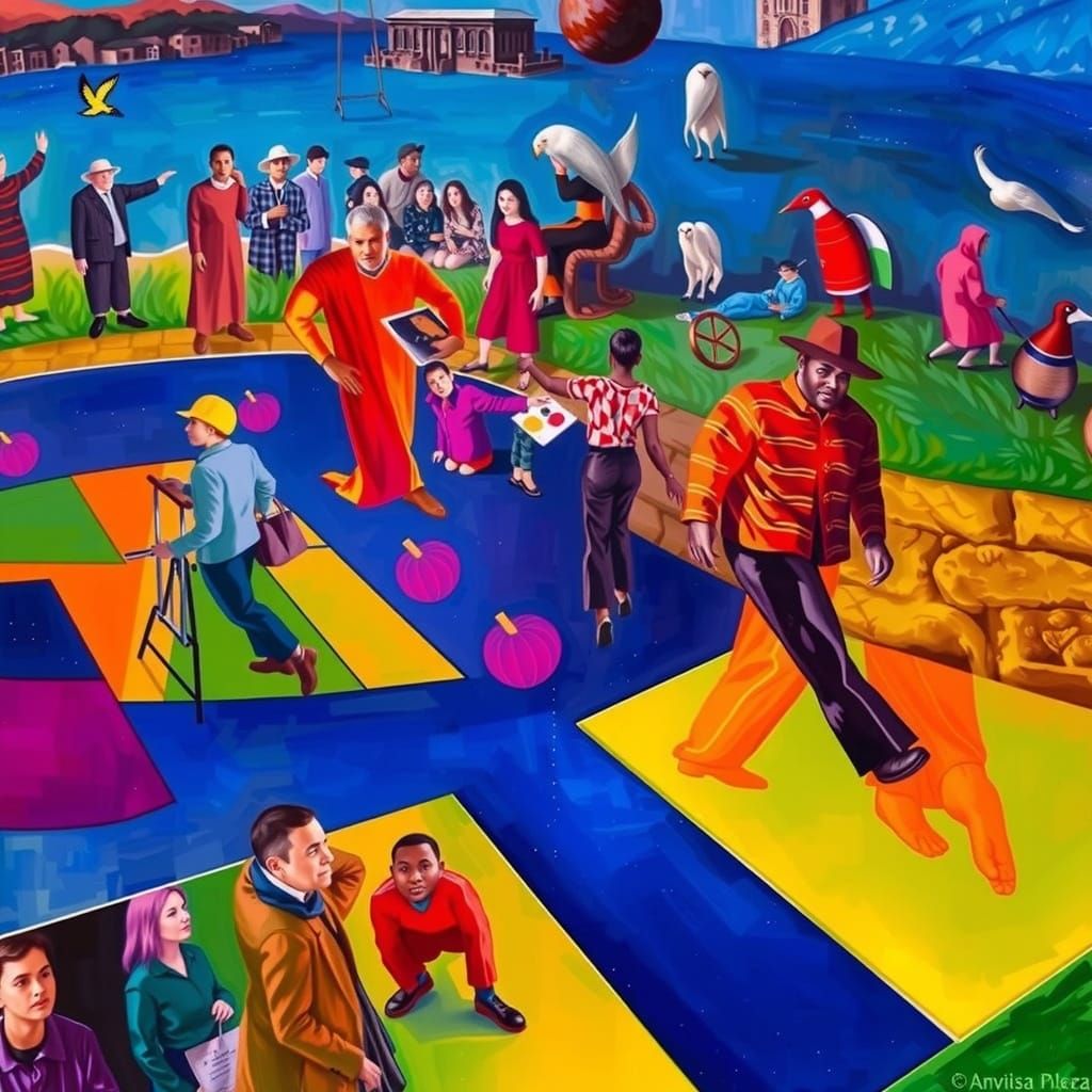 put competition and greed aside and just try to cooperate?