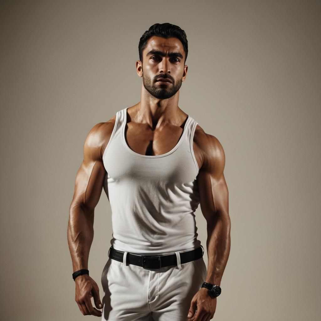 Powerful Arab Bodybuilder Demands Obedience: Cinematic Film ...