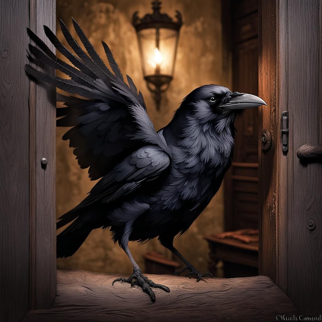 The Raven at the Chamber Door