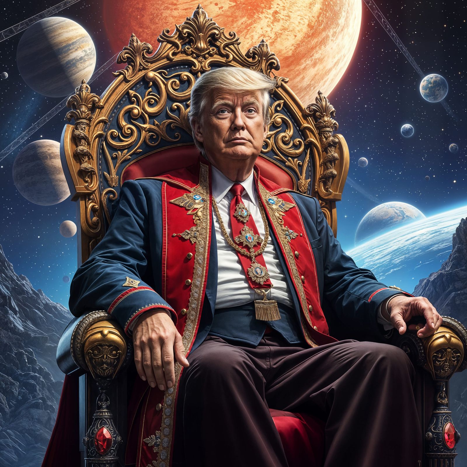 Donald Trump as Emperor of the Universe