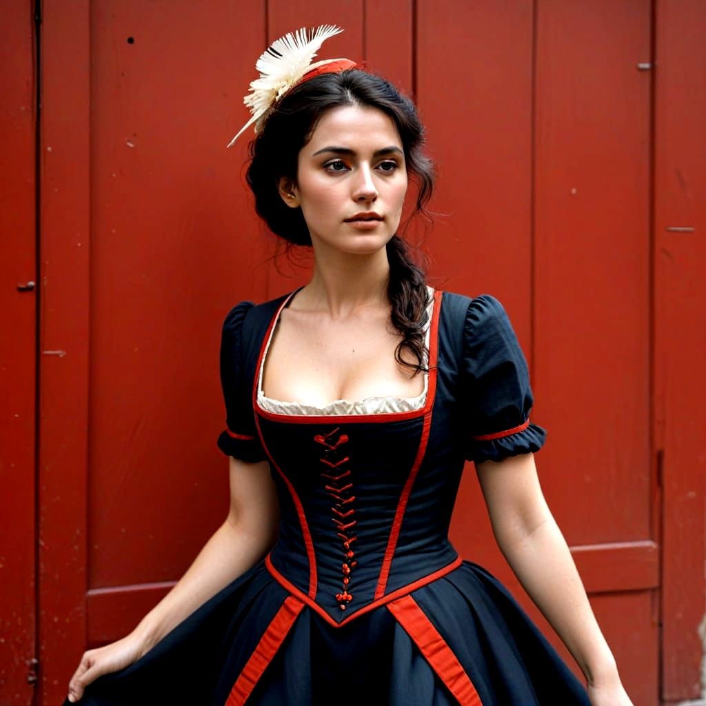 Paris Street Scene During Revolutionary Times