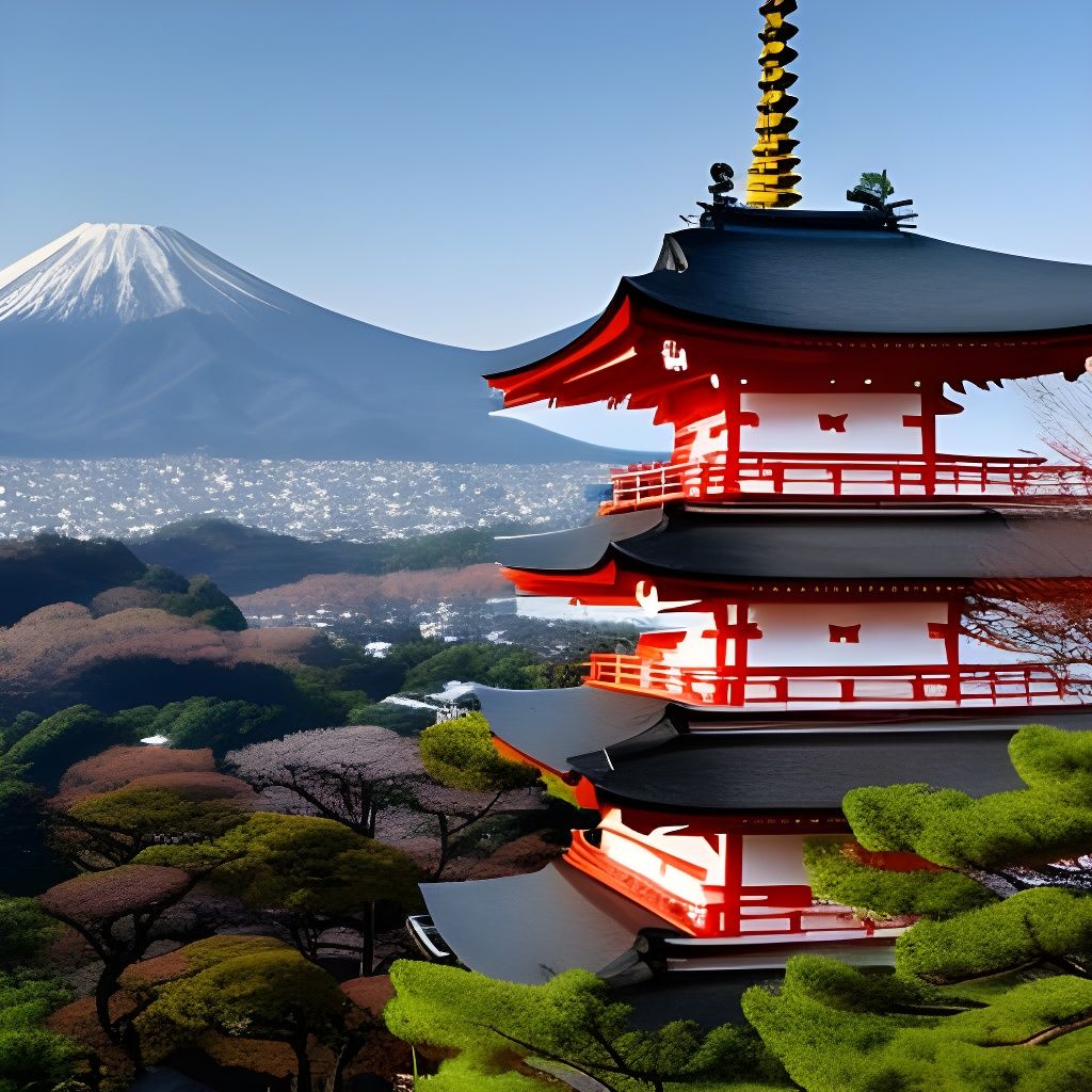 AI Generated Image of Japan