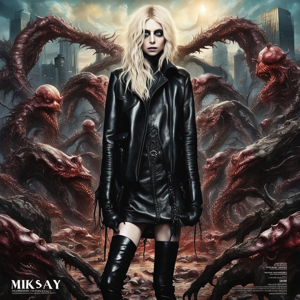 Mika Magazine Cover: Taylor Momsen as Parasyte Monster