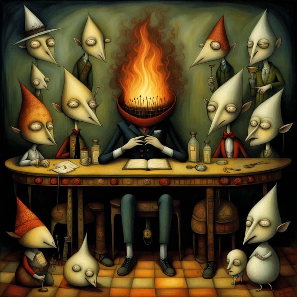 Dark Fantasy Bonfire of Vanities and Hypocrisy