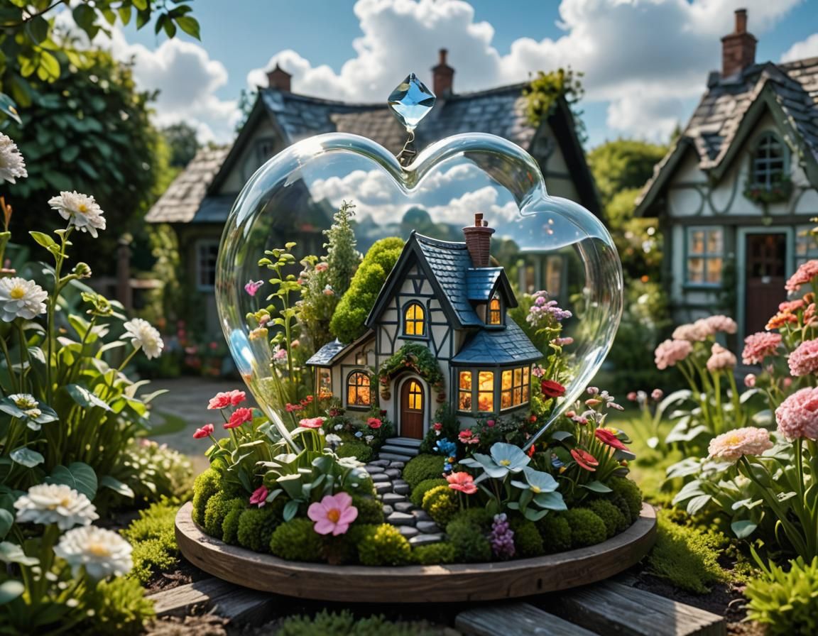Crystal Heart Cottage Garden in the Clouds