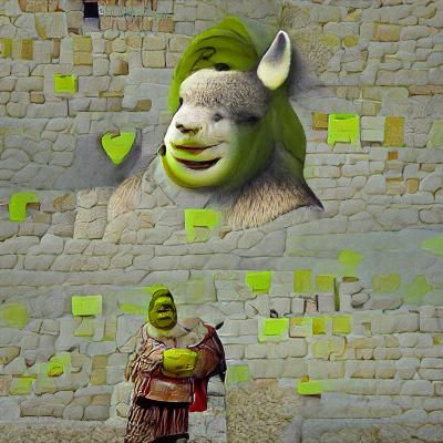 Shrek AI Image