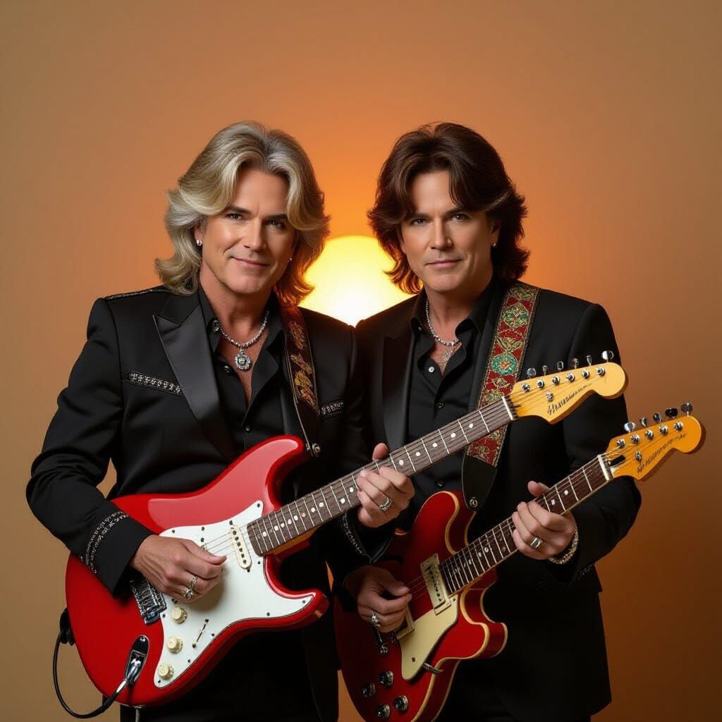 Hall & Oates: 80s Pop Art Portrait