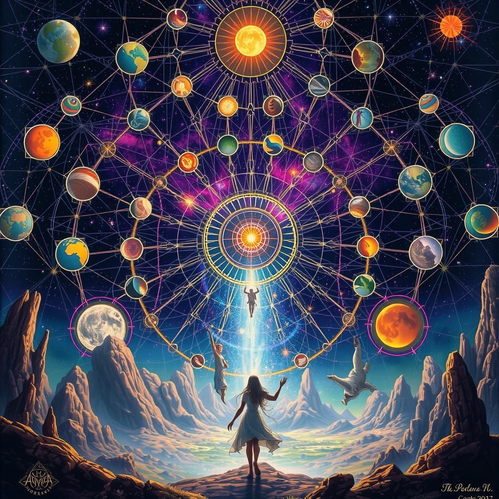 Cosmic Tapestry of Endless Realms