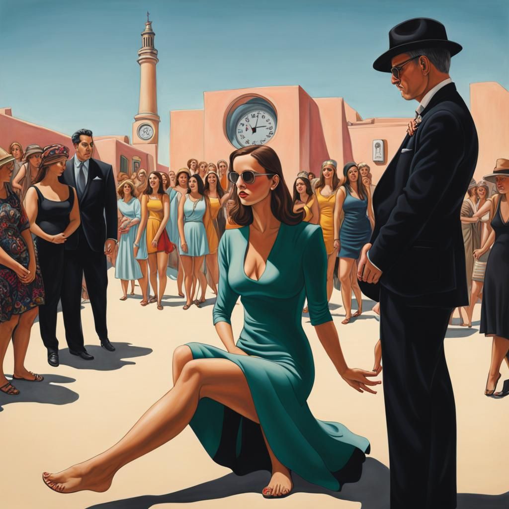 Surreal Hypnotic Suggestion: Barefoot in Public