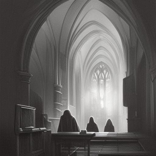 Dark Academia Horror: Doctor in Church