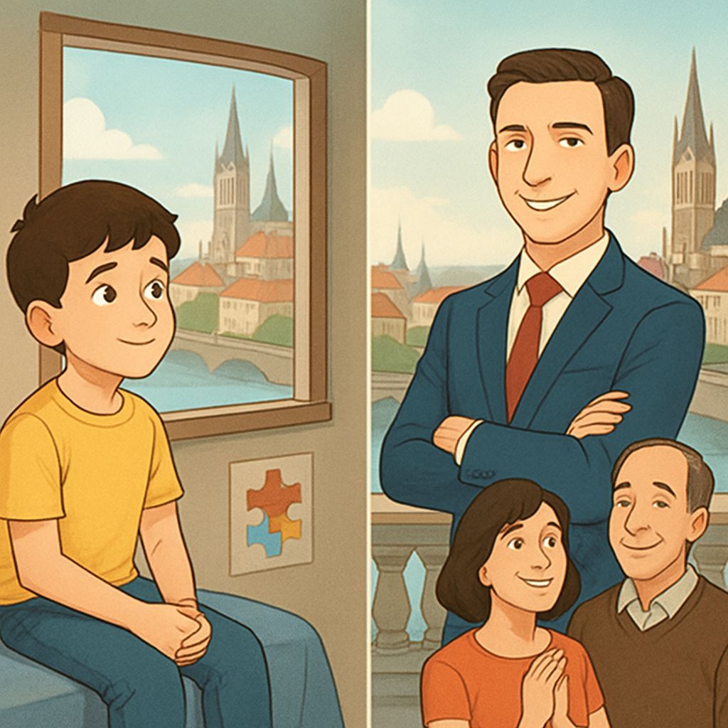 Autistic Boy's Dream of Europe Realized