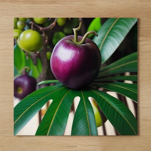 Lush Jungle Still Life: Mangosteen in Macro