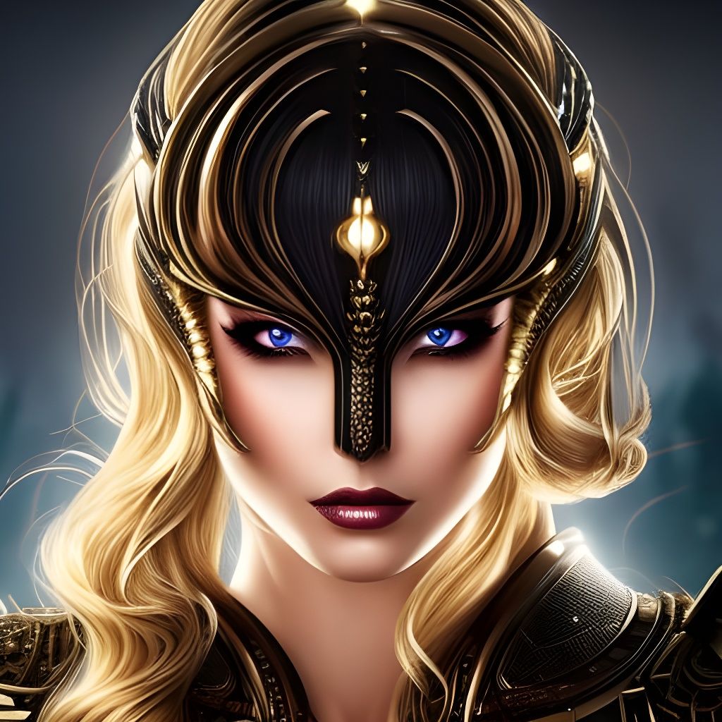 Steampunk Atlantian Princess with Luminous Detail