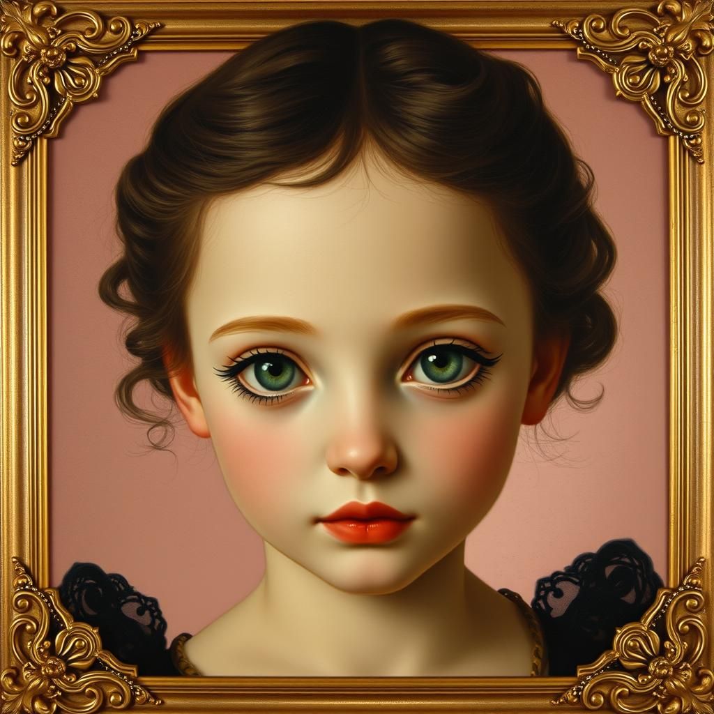 Green Eyed Woman in Spanish Baroque Portrait