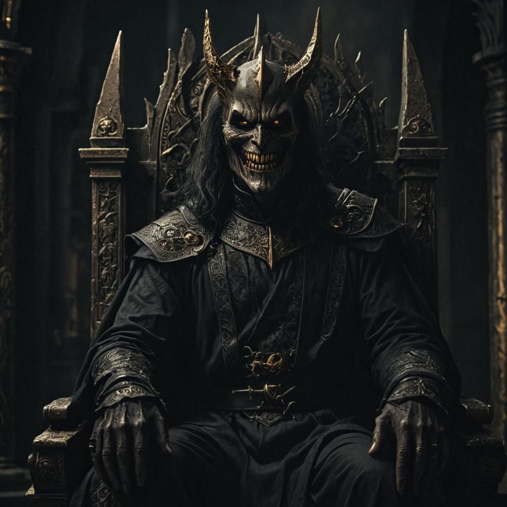 Dark Lord Portrait in a Dark Fantasy Style