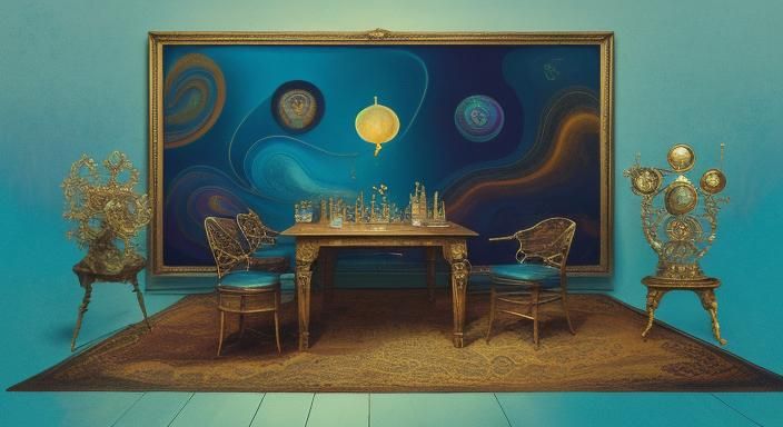 Surreal Scene: Scientist's Psychedelic Experience as Paintin...