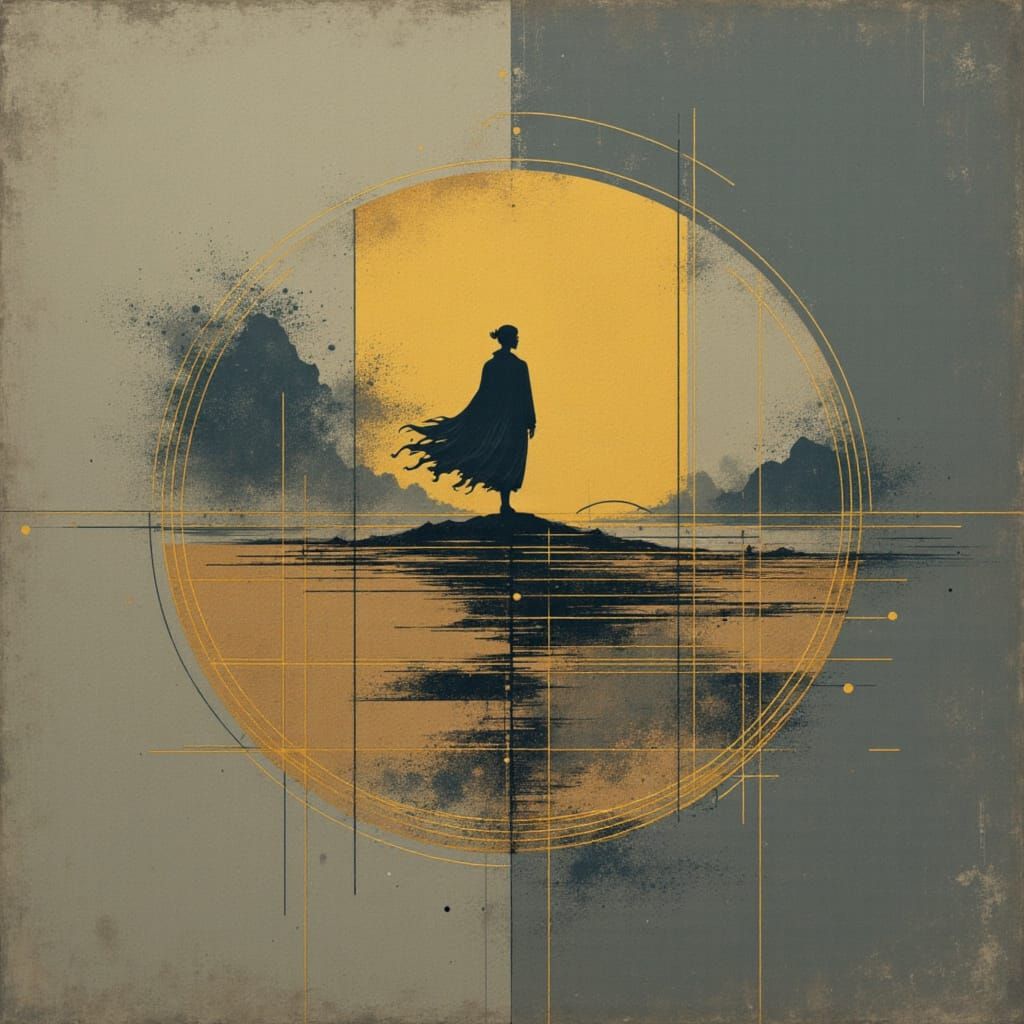 Softly Lit Evening Scene in a Minimalist Aesthetic