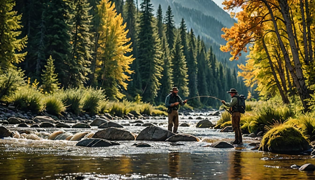fisherman in the wilderness