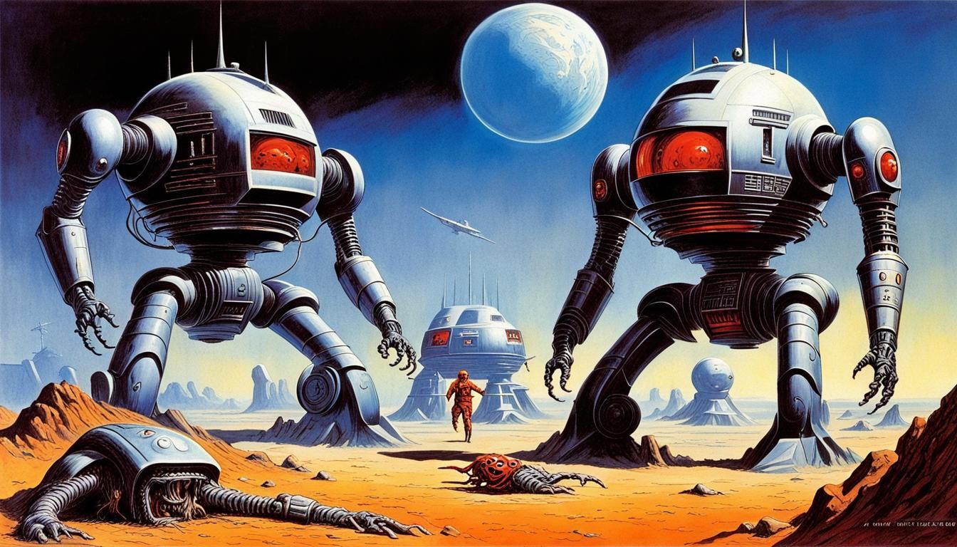 Epic Battle: Escape from Robot Monster Planet