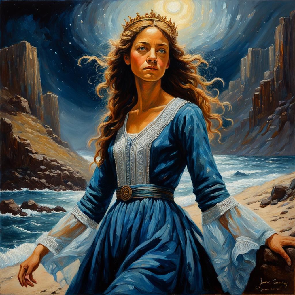 Pleading Love: An Oil Painting in Gurney Style