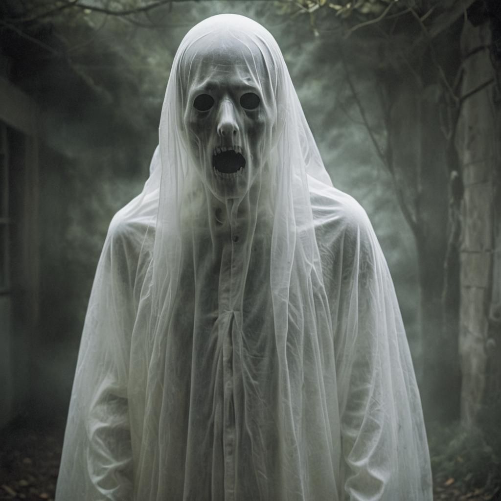 Eerie Ghost Encounter from a Terrified Perspective