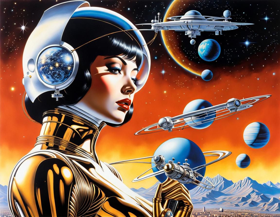 1970's science fiction poster art