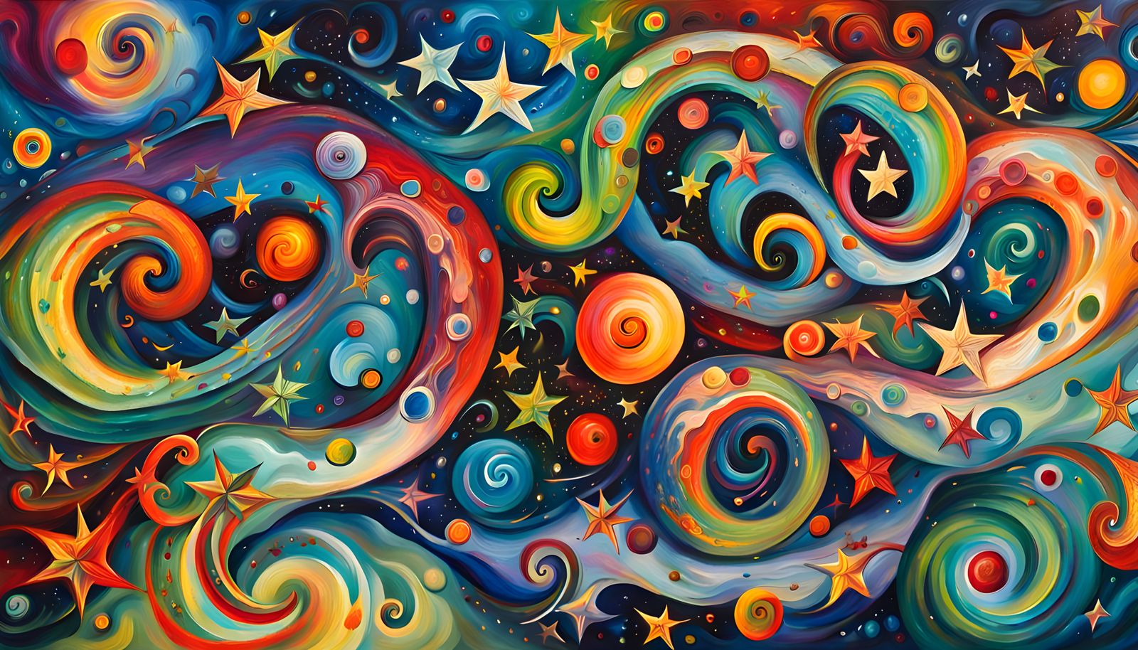 Luminous Star Cluster Formation as Antipasto Oil Painting