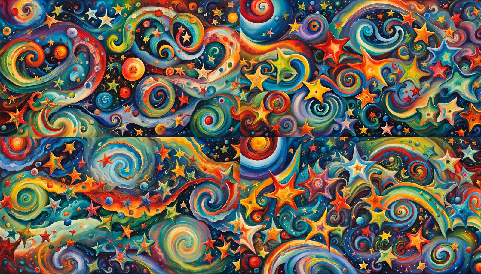 Cosmic Star Cluster Formation as Antipasto Oil Painting